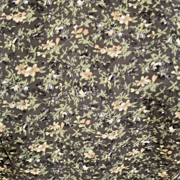 Amish Mennonite Brown Cape Dress 3/4 Sleeve Handmade Bust 44" Length 46" Belted - Picture 5 of 7